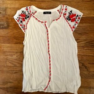 Embroidered top